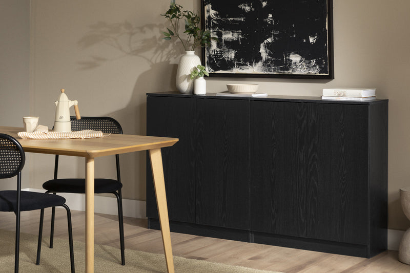  Ensemble de 2 buffets Arum avec 2 portes - chêne noir