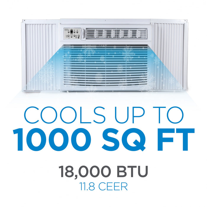 Climatiseur de fenêtre ou mural Black+Decker de 18 000 BTU - BD18WT6