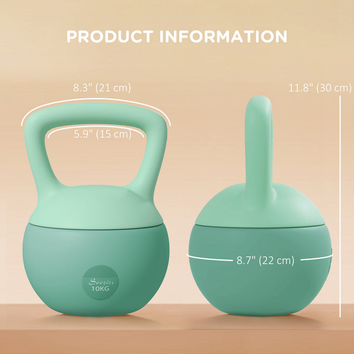 Soozier Kettlebell 22lb, Poids pour Entrainement de Force