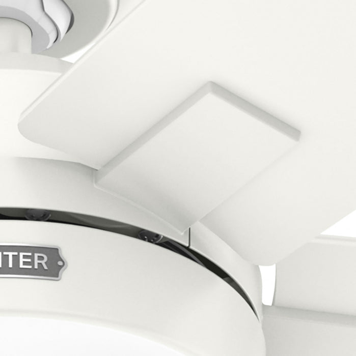Ventilateur de plafond Anisten avec luminaire - Blanc