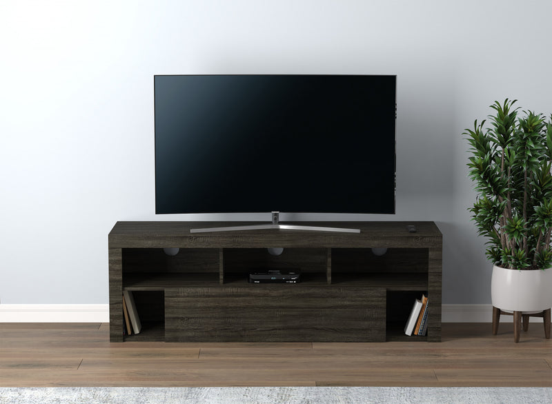 Meuble pour téléviseur de 59 po avec 1 grand tiroir et 5 tablettes