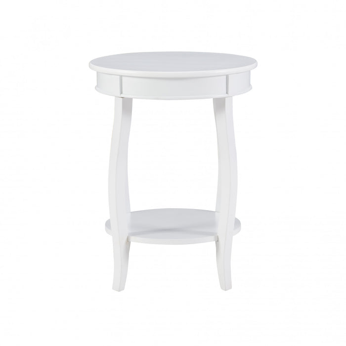 Table de fauteuil Rainbow - blanche