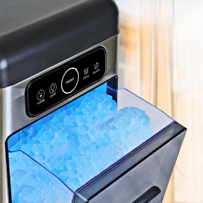 Machine a glacons croquants Kenmore en acier inoxydable, 18 kg/24 h