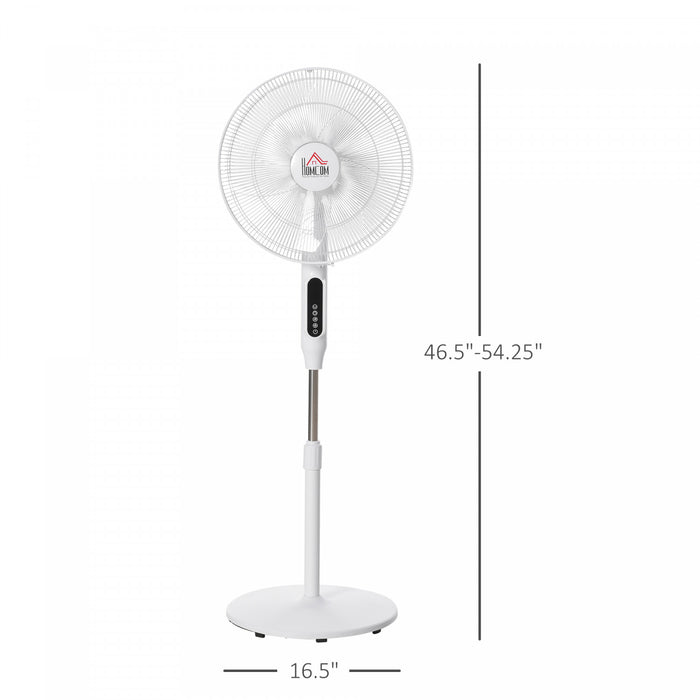 Homcom Ventilateur Sur Pied Avec 3 Modes Et 3 Vitesses
