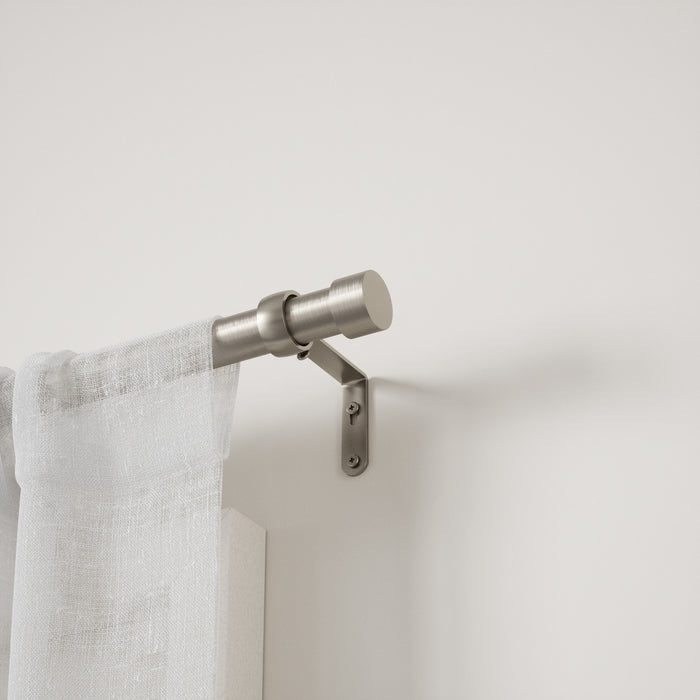  Tringle à rideaux extensible Cappa de Umbra nickel de 1 po - 66 po à 120 po