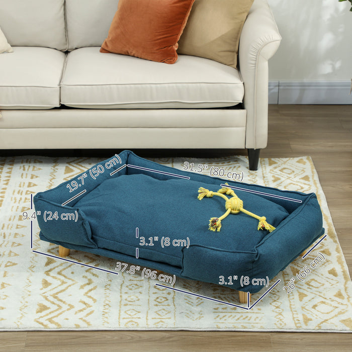 Canape sureleve lavable pour chiens de grande taille