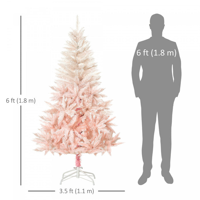 Homcom Arbre De Noel Artificiel De 6 Pieds Avec 800 Pointes