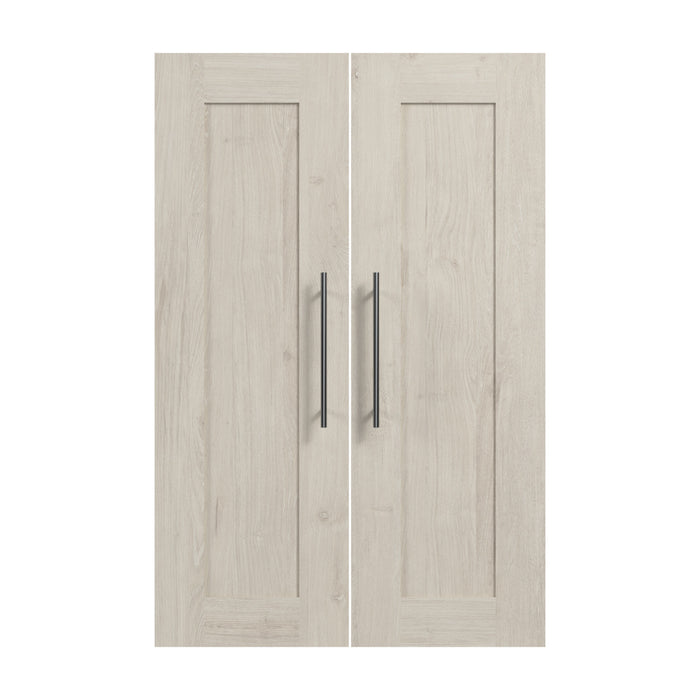 Ensemble de 2 portes Pur de Bestar pour organisateur de garde-robe de 25 po (L) - gris cendré