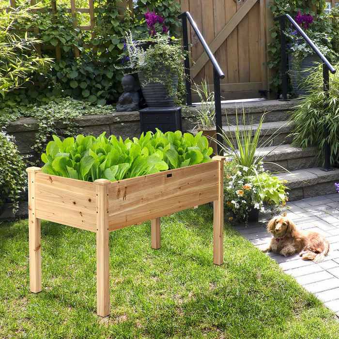 Jardiniere En Bois Sur Pieds