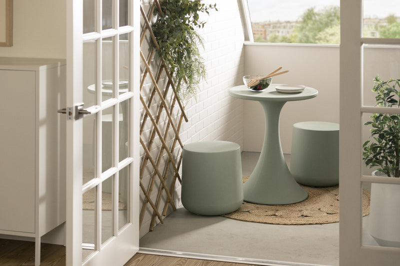 Table bistro Dalya pour la terrasse - vert sauge