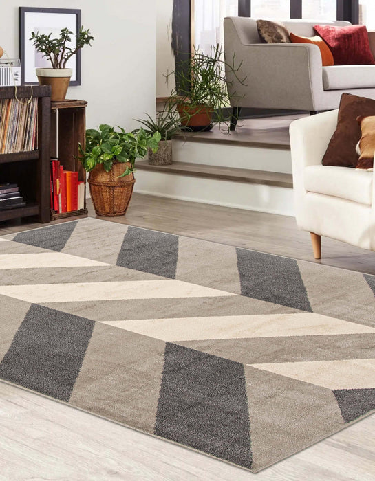 Carpette Bianca grise - 8 pi 0 po x 10 pi 0 po