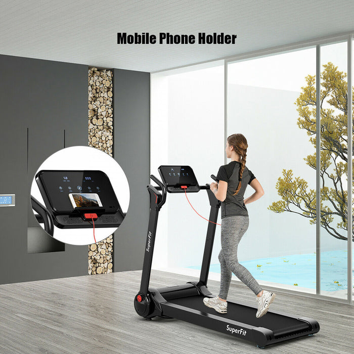 Tapis De Course Pliable 2,25cv Superfit Avec Haut-parleur Bluetooth