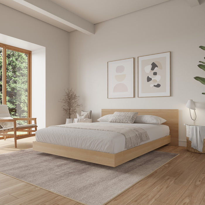 Lit plateforme bas Satori avec tete de lit King