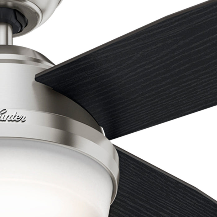 Ventilateur de plafond Dempsey avec luminaire - Gris