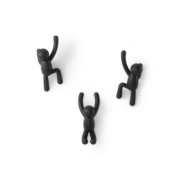 Crochets muraux Buddy de Umbra - noirs