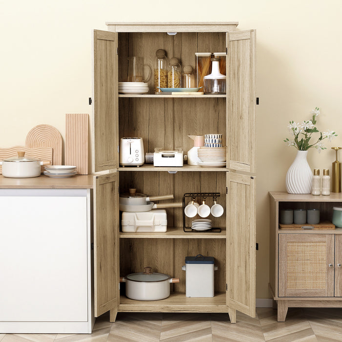 HOMCOM Meuble de rangement pour garde-manger de cuisine