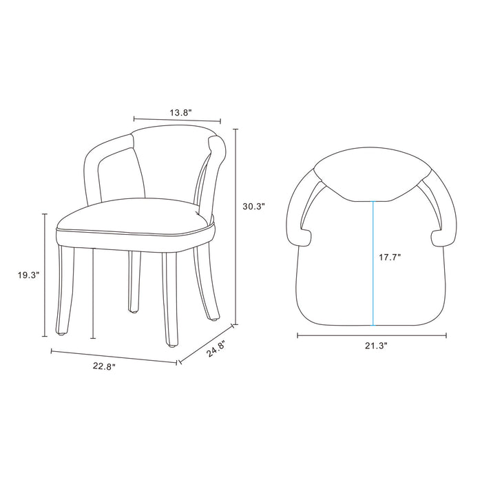Fauteuil Palmer style milieu du siecle moderne en tweed dore
