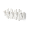 Crochets muraux Picket Rail de Umbra - blancs
