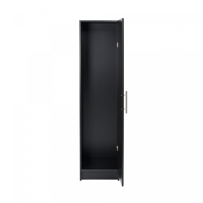 Armoire étroite Elite de 16 po - noire