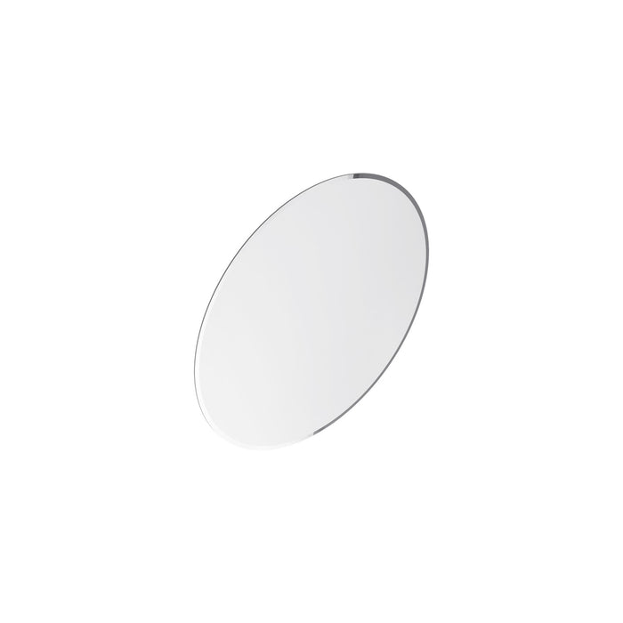 Lathe Miroir Rond Sans Cadre de 24 Pouces Chrome