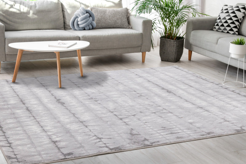Carpette douce Isabelle à teinture sur nœuds - 7 pi 10 po x 10 pi 10 po