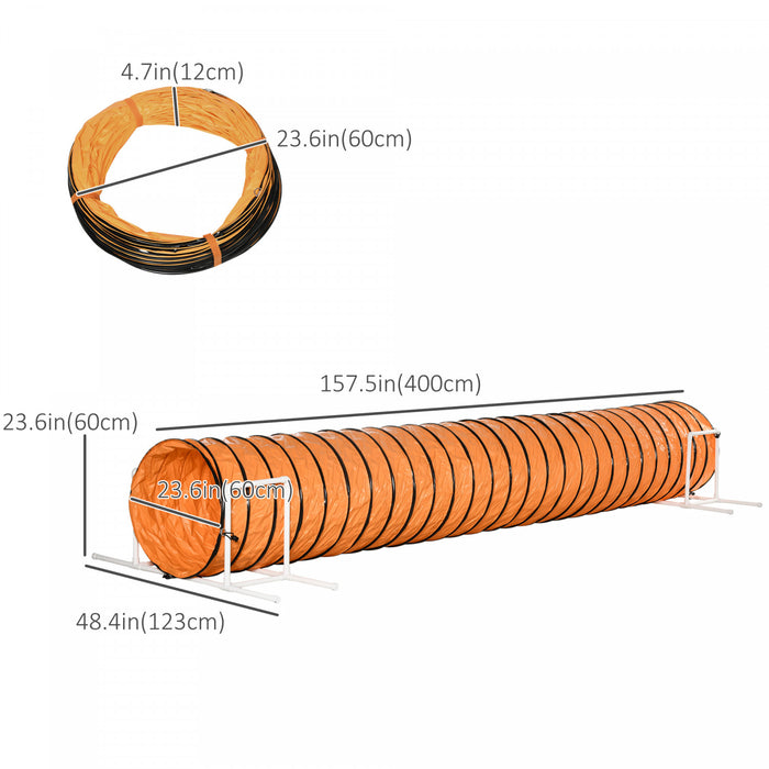 Tunnel pour chien de 13\", 24\" d'ouverture sac de transport