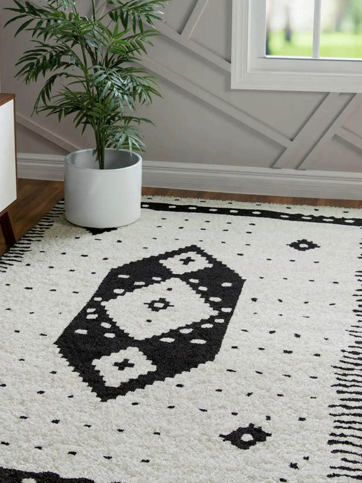 Tapis Contemporain Lyra 9'10\" x 12'10\" en Ivoire
