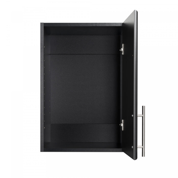 Armoire murale superposable Elite de 16 po - noire