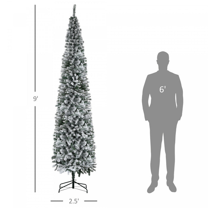 Homcom Arbre De Noel En Forme De Crayon De Sapin De Noel