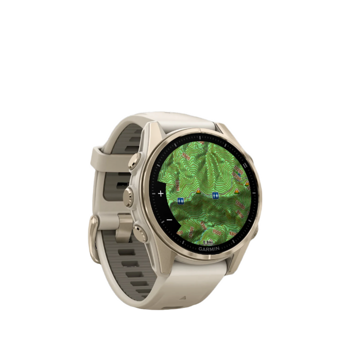  Soft Gold With Fog Gray/dark Sandstone Silicone Band