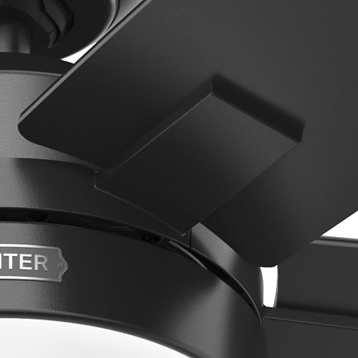 Ventilateur de plafond Anisten avec luminaire - Noir