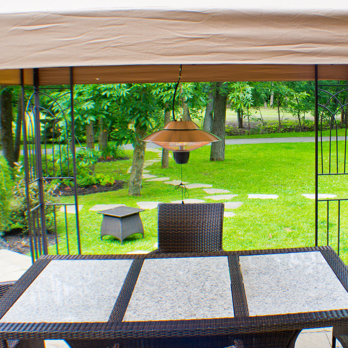 Radiateur de terrasse suspendu électrique et à infrarouge Energ+ - HEA-21524