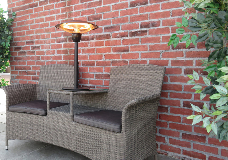 Radiateur de terrasse électrique et à infrarouge Westinghouse à déposer sur une table - WES31-1566