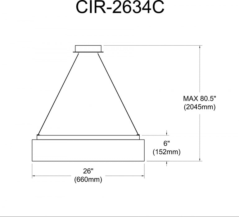 Lustre Circulo de Dainolite avec abat-jour blanc, fini argenté et ampoule de 34 W