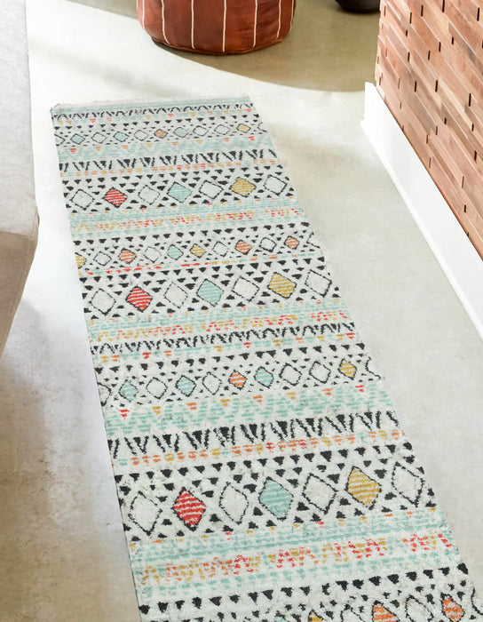 Tapis Contemporain Kaia 2'3\" x en Multi