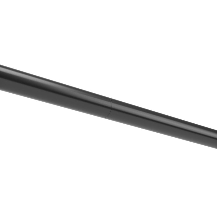  Tringle à rideaux extensible Zen de Umbra noir mat de 1 po - 64 po à 128 po
