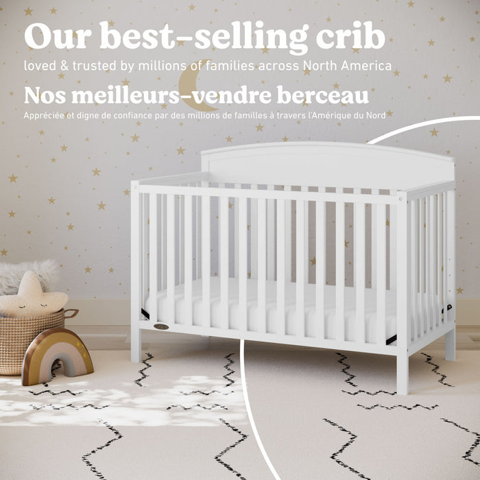 Graco Benton Lit de bebe convertible 5-en-1 - Blanc