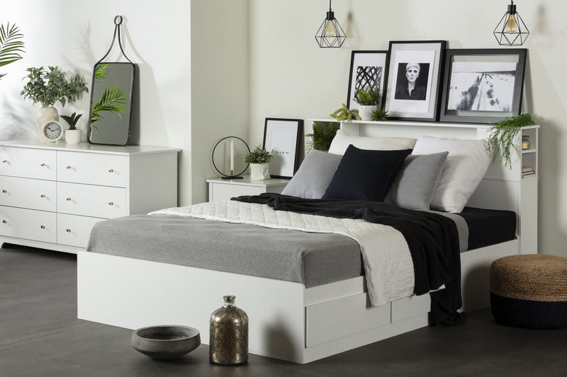 Vito Commode 6 Tiroirs - Blanc Solide