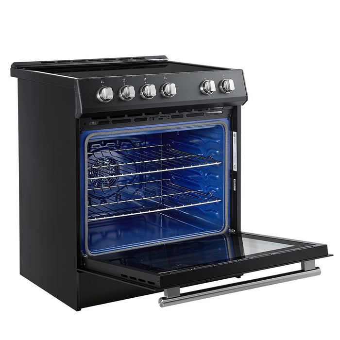 Cuisiniere a induction encastrable Leonardo Espresso de 30 po, noire – FFSIN0982-30BLK