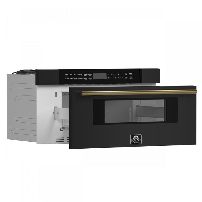 Tiroir micro-ondes Capoliveri 30 pouces, noir, 1,2 pi³ - FMWDR3000-30BLK