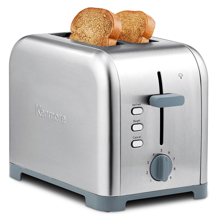 Grille-pain Kenmore à 2 tranches, acier inoxydable - KKTS2SS