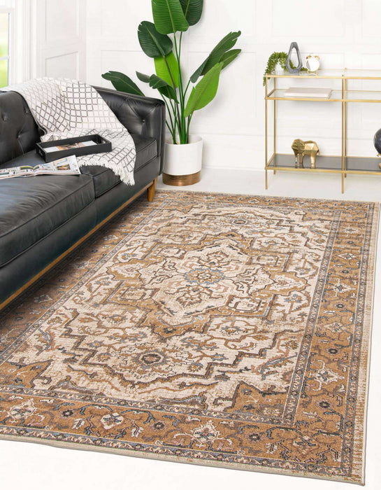 Carpette Stassie ivoire - 8 pi 0 po x 10 pi 0 po   