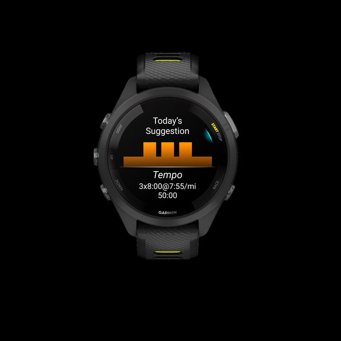 Garmin Forerunner® 265s Montre Gps Intelligente - Suivi De Fitness Avec Gps Multi-bande - Jaune Amp