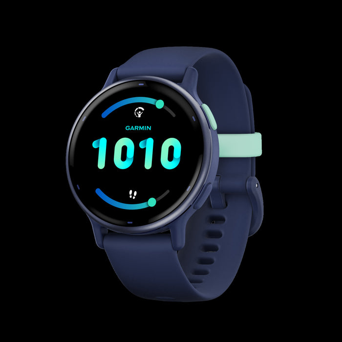 Garmin Vivoactive® 5 Montre Intelligente - Fonctionnalites Avancees De Suivi De La Sante Et De La Condition Physique - Marine
