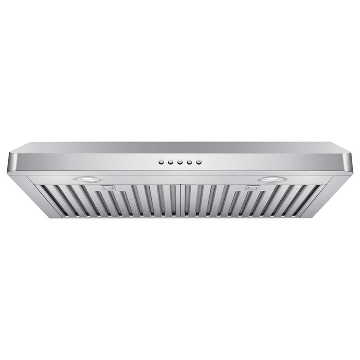 Hotte de cuisine sous meuble Victory 36 pouces 600 CFM en acier inoxydable