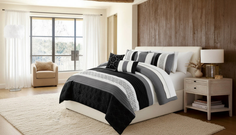 Ensemble Douillette Maddox 7 Morceaux pour Grand Lit