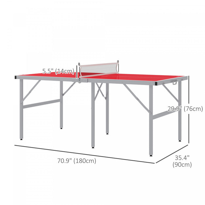Soozier Table De Ping-pong Avec Filet, Pagaies Et Balles
