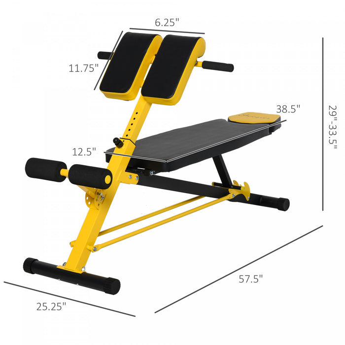 Soozier Multi-Functional reglable Hyper Extension Banc Banc d'halteres