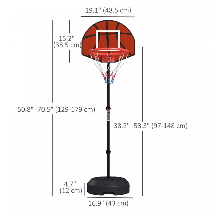 Soozier Panier De Basket-ball De 3 A 5 Pi Avec Jeu De Flechettes