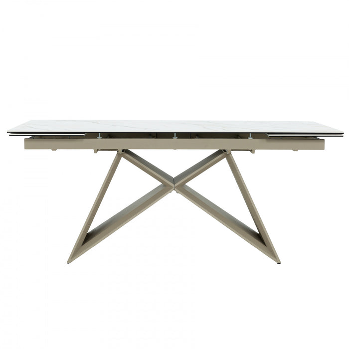 Table de salle a manger rectangulaire extensible Wrenley de 71 a 102 po (6 a 8 places)